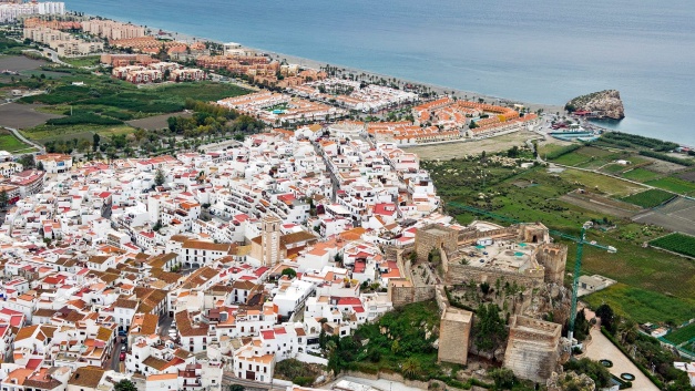 Vista aérea de Salobreña. //Foto: Paulino Martínez.